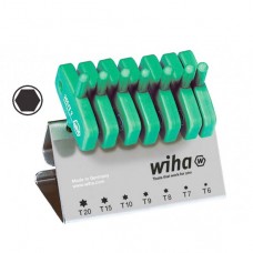 Wiha Torx® Screwdriver Set with Key Handle - In Small Bench Stand - 7pcs - 25624